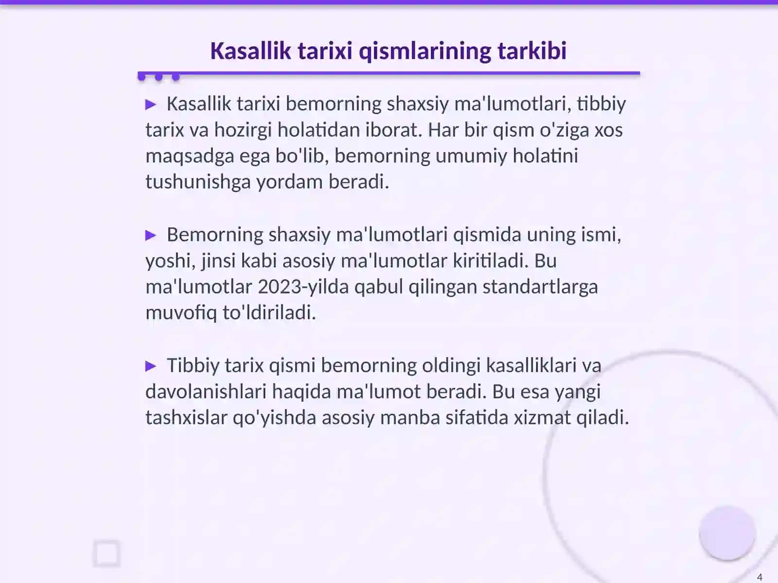 Hamshiralik jarayonga oid hujatlar bilan ishlash 4