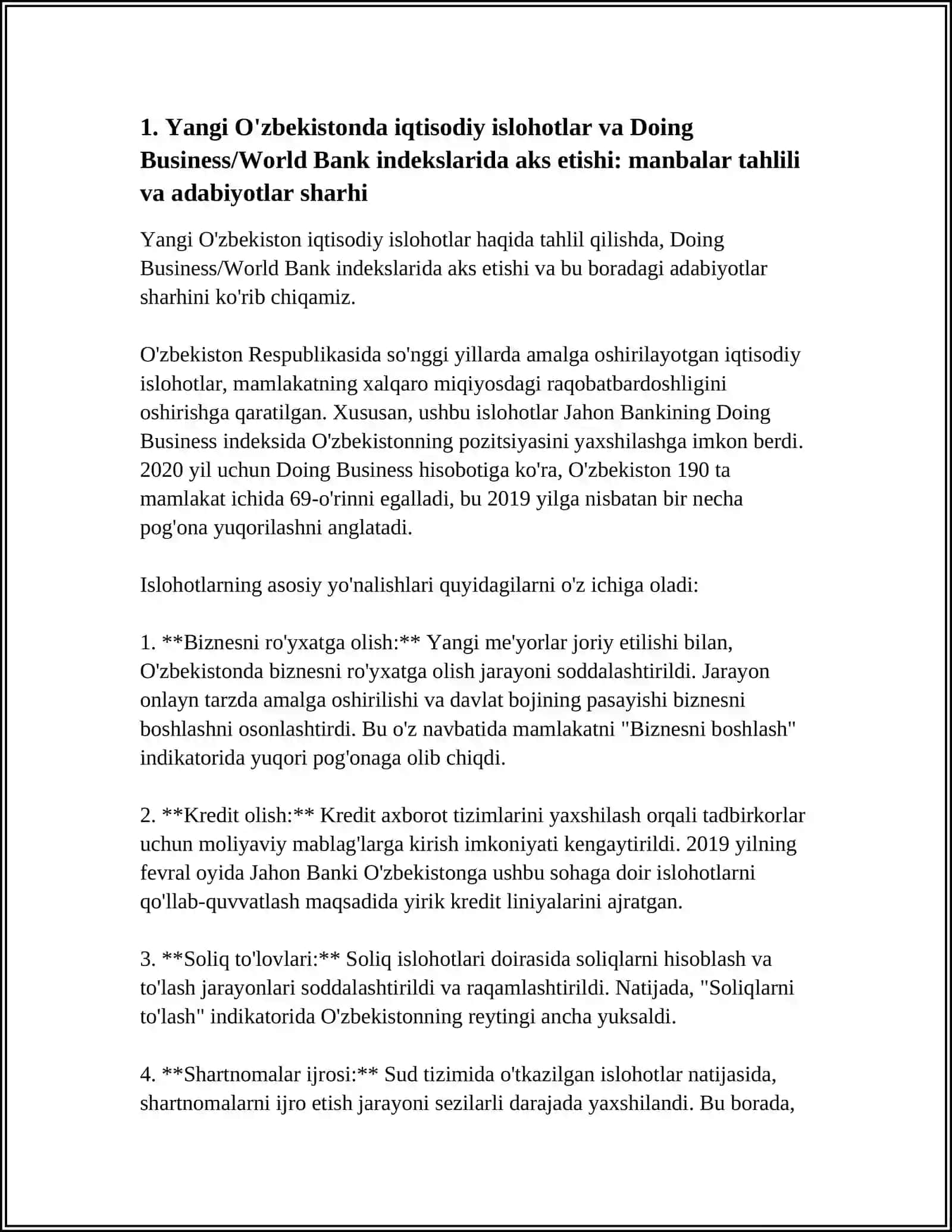YANGI O'ZBEKISTON IJTIMOIY-SIYOSIY. IGTISODIY 4