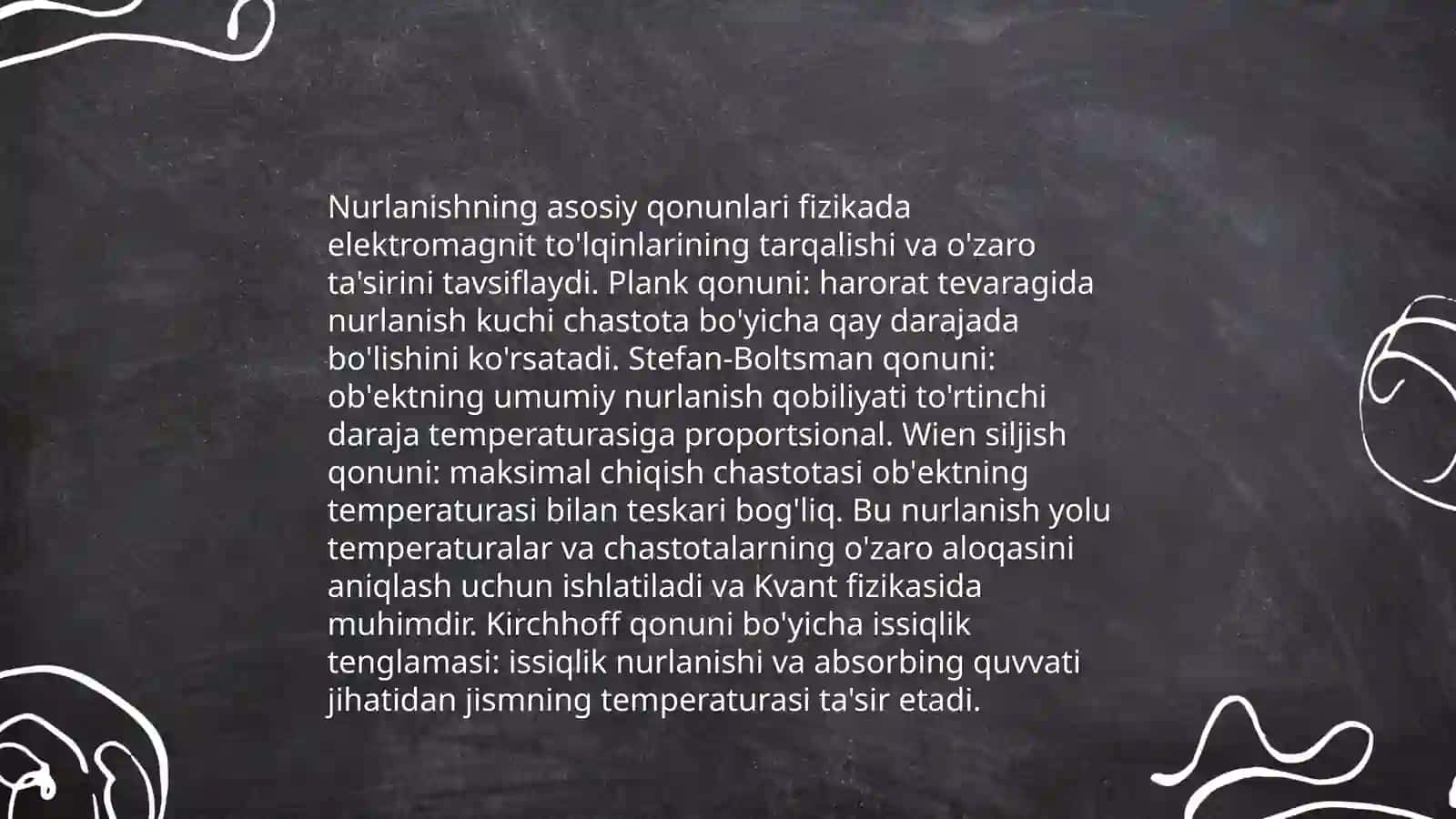 Issiqlik nurlanishi 4