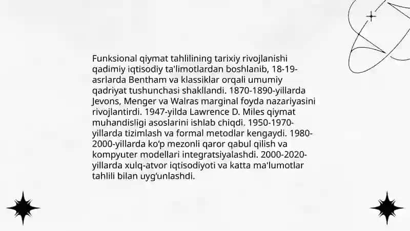 Funksional qiymat tahlili 4