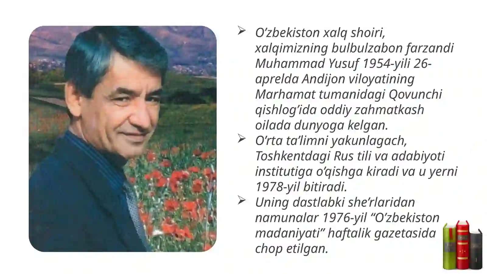 Muhammad Yusuf hayoti va ijodi 4