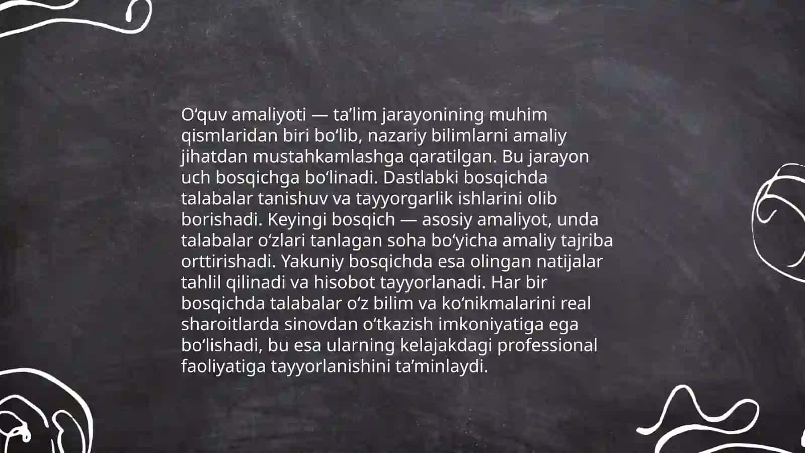 O'quv va malakaviy pedagogik amaliyot 4