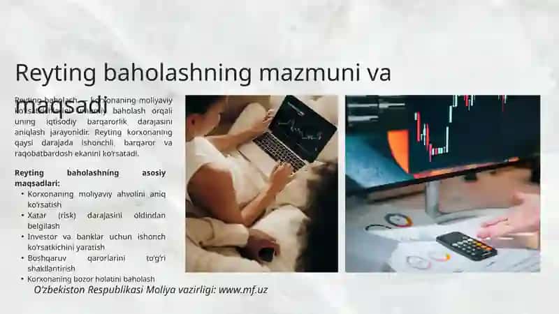 Korxonaning moliyaviy HOLATINI REYTING VA TAHLIL QILISH 4