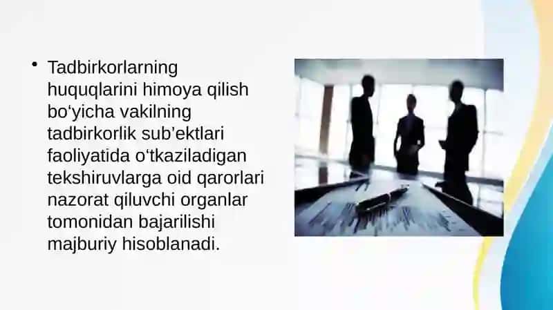 Tadbirkorlik faoliyatini himoya qilish tizimi 4