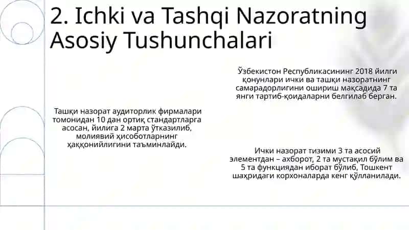 Ichki va tashqi nazorat 4