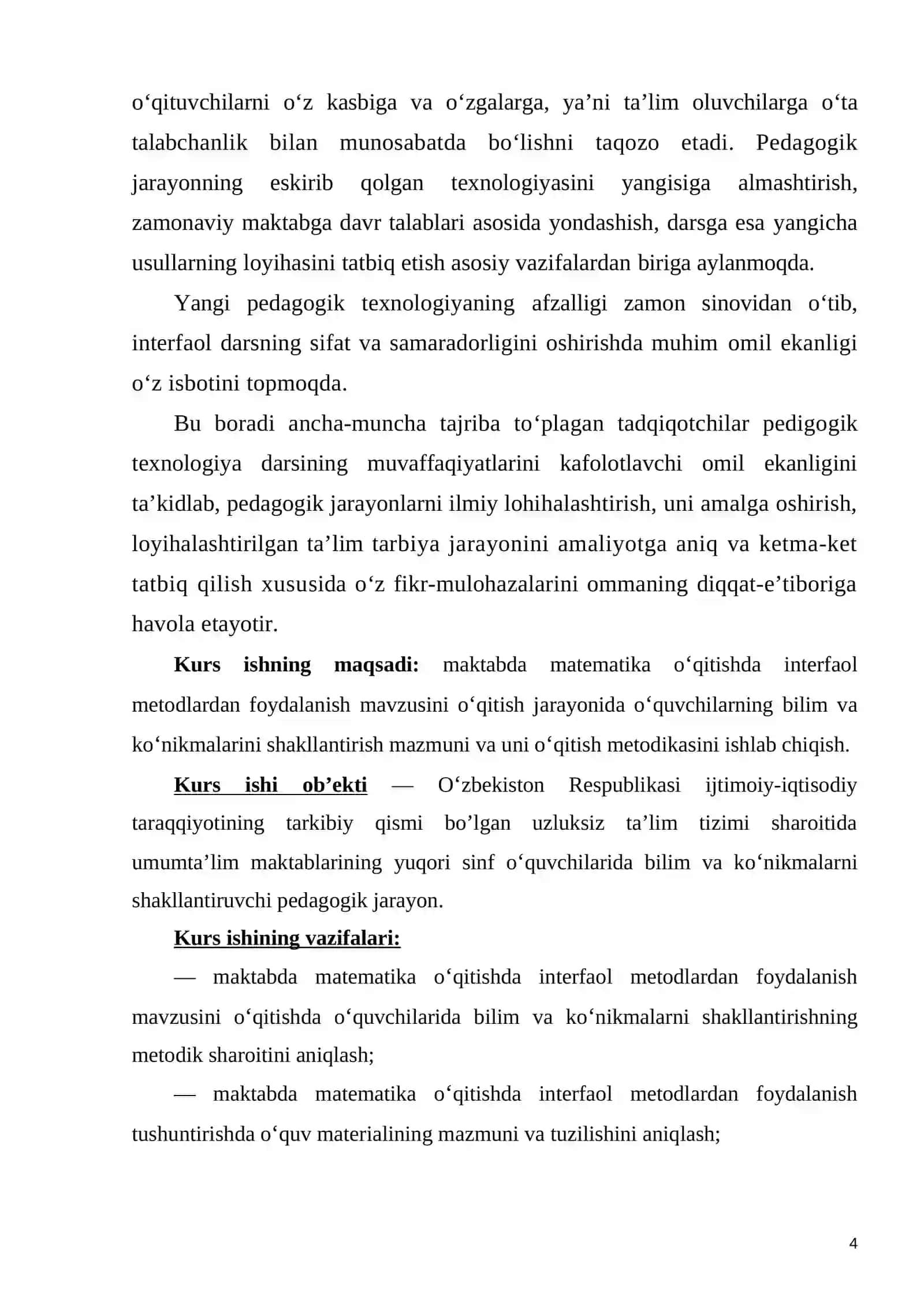 Maktabda matematika o‘qitishda interfaol metodlardan foydalanish 4