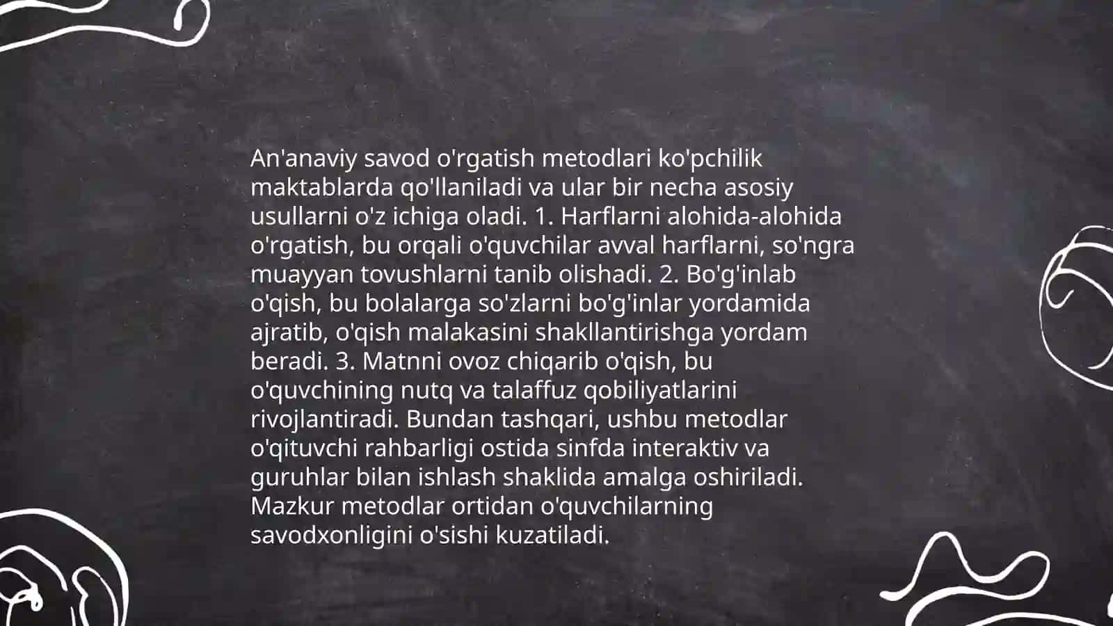 Savot oʻrgatish jarayoni va uning turlari 4
