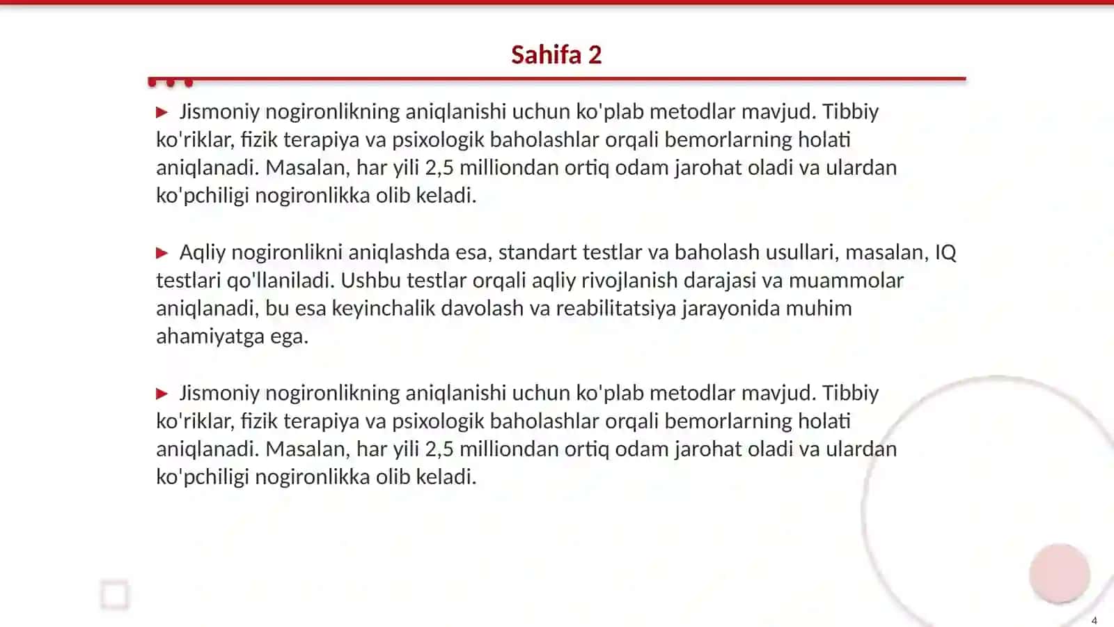 Jismoniy va aqliy nogironlik va ularni aniqlash 4