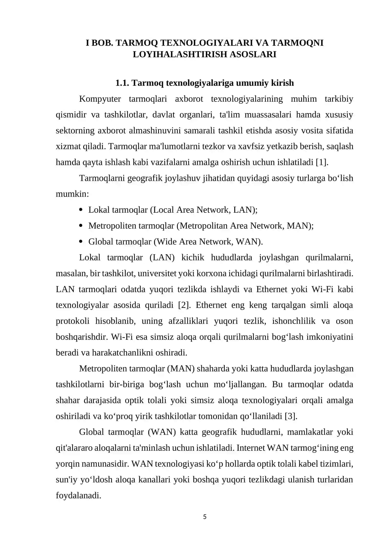 CISCO PACKET TRACERDA VLAN VA TRUNK PORTLARI YORDAMIDA TARMOQ YUKLAMALARINI OPTIMALLASHTIRISH 4