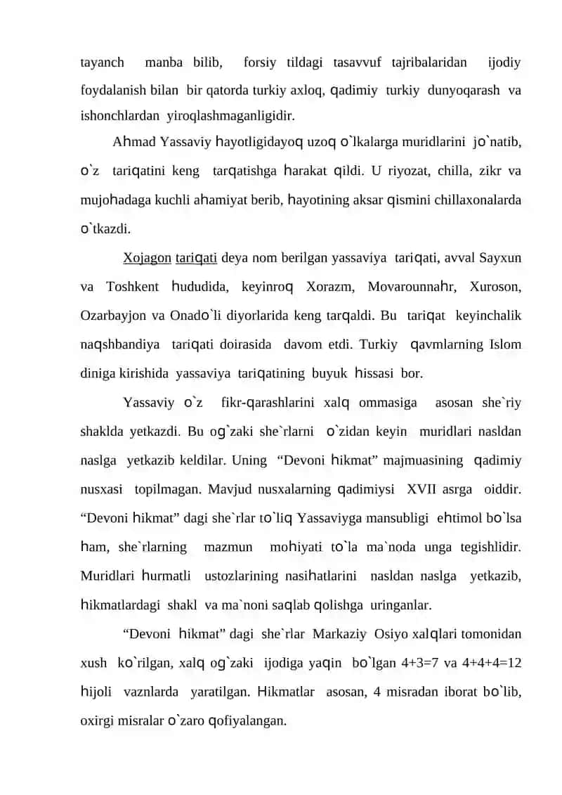 AHMAD YASSAVIY 4