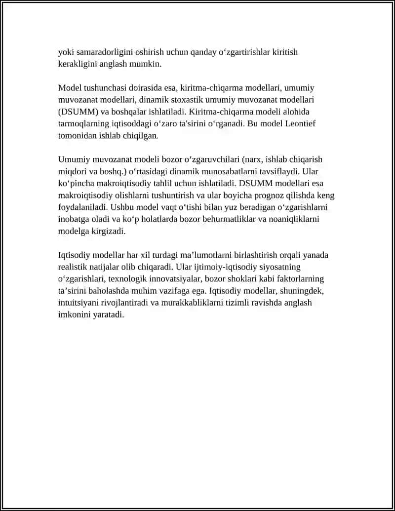 FUNKSIYANING IQTISODDAGI QOʻLLANISHI 4