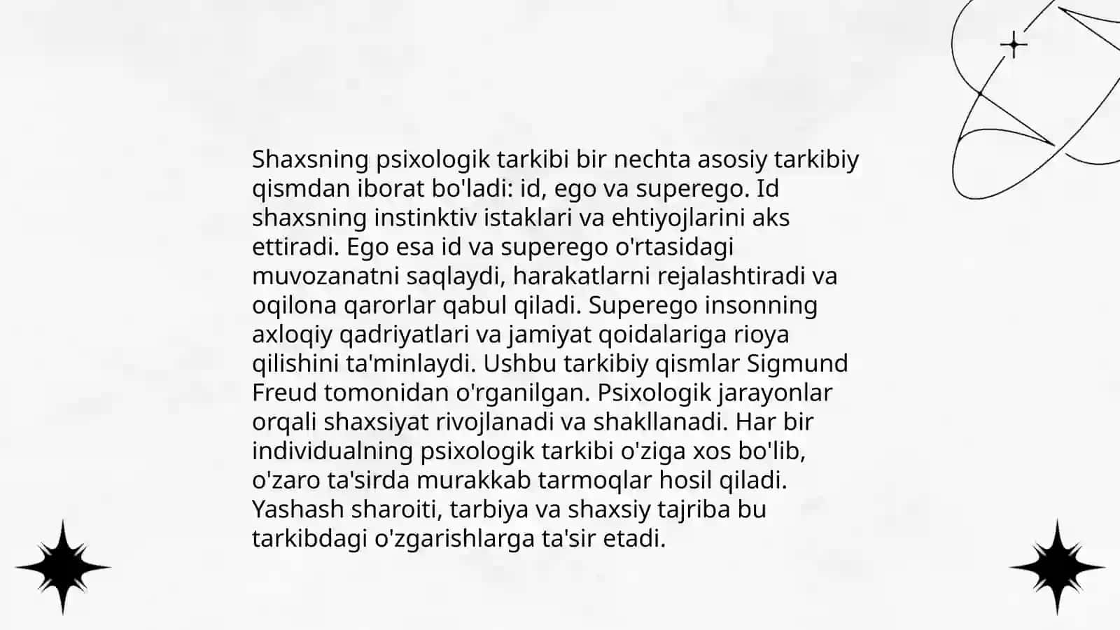 Shaxs nazariyalari 4