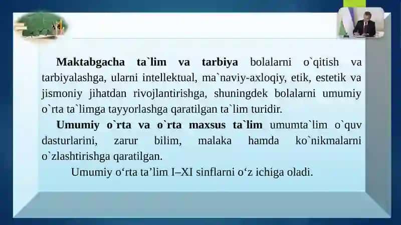 Ta'lim to'g'risida 4