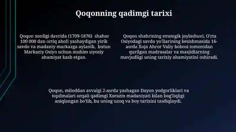 Qo'qon qadimiy shahar 4