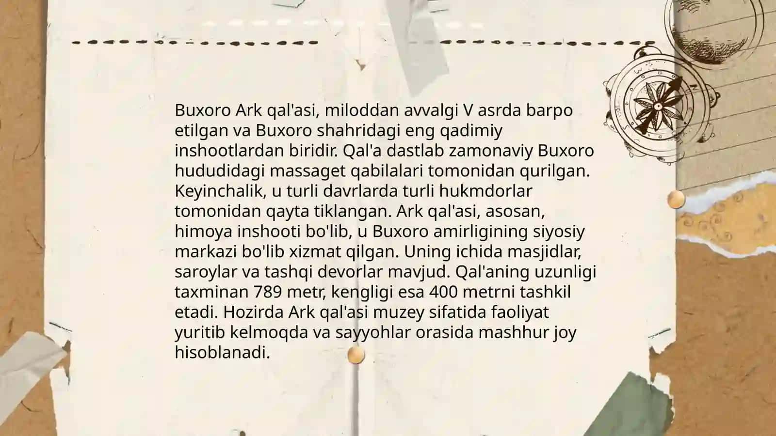Buxoro shahri va tarixiy obidalari 4