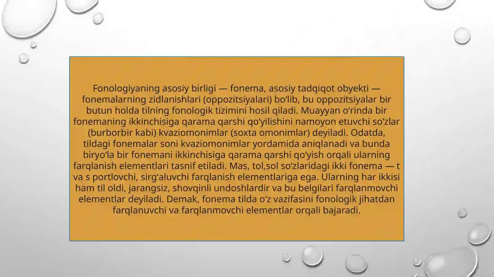 Fonologiya muammolari 4