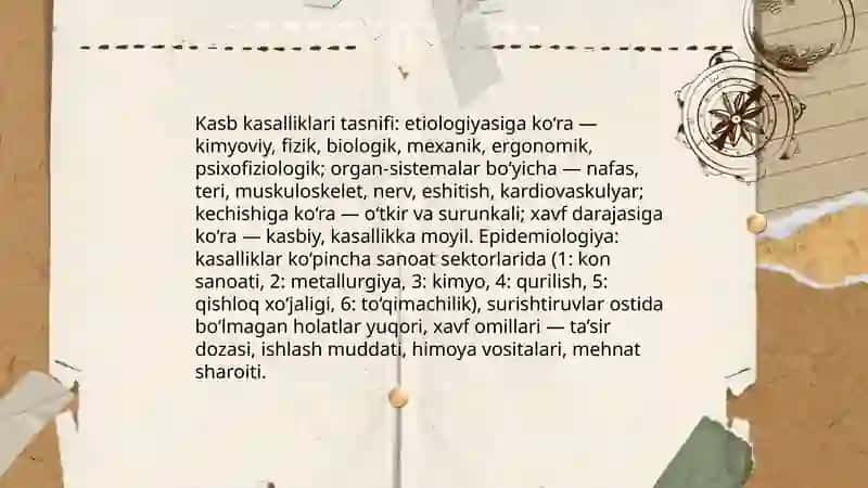 Kasb kasalliklari profilaktikasi 4