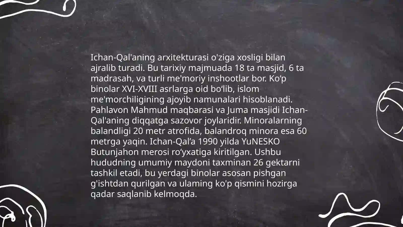 Xivadagi "Ichan-Qal'a" majmuasi 4