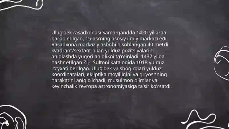 Temuriylar davrida ilm‑fan va madaniyat uygʻonishi 4