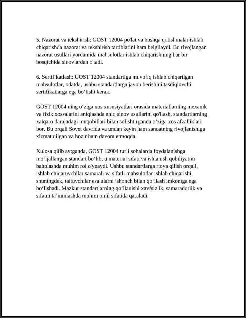 GOST 12004 TEMIR BETON 4