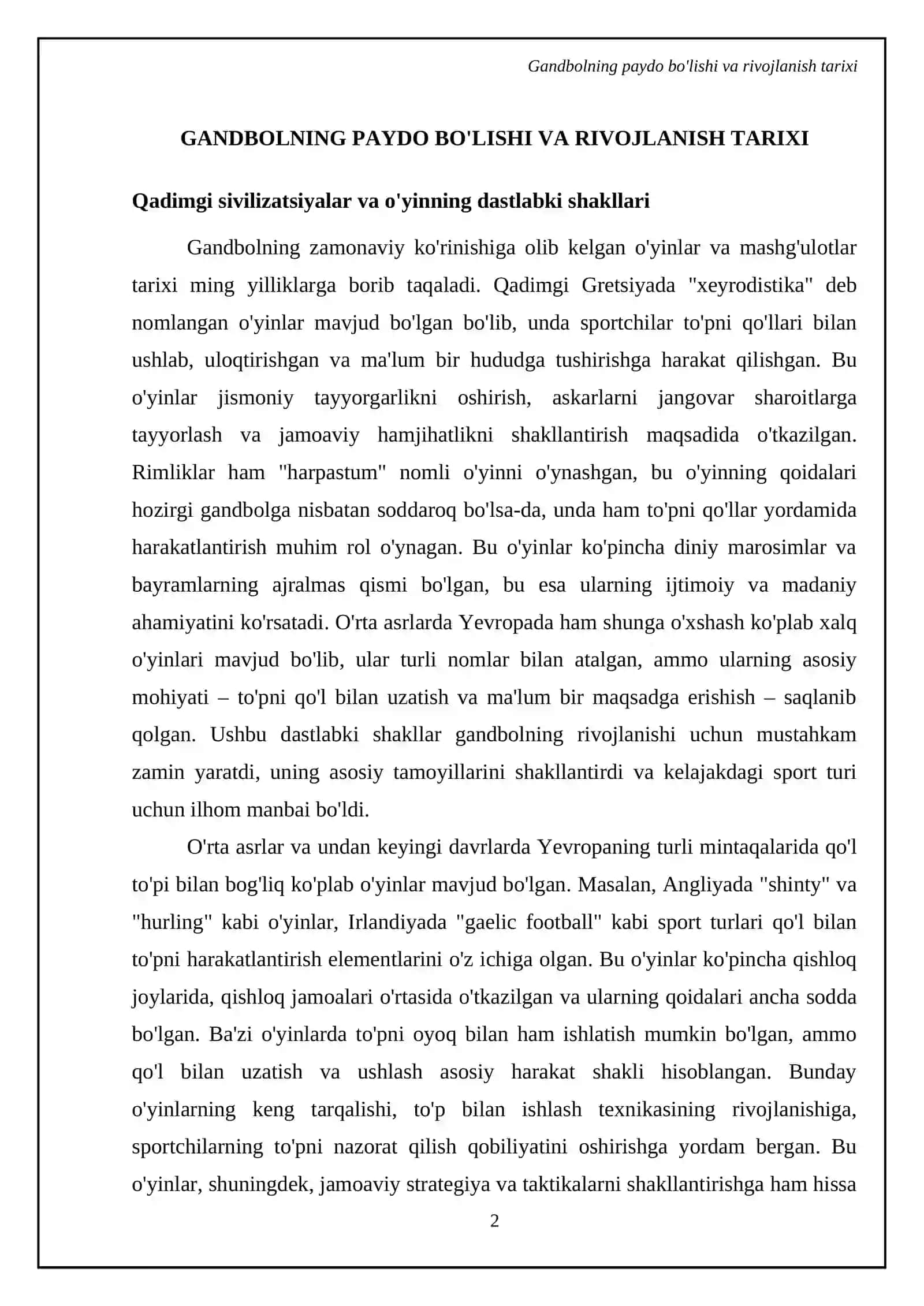 Gandbol sport turi 4
