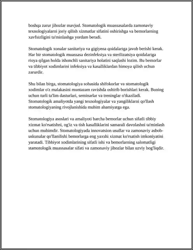 STOMATOLOGIYA ASOSLARI 4