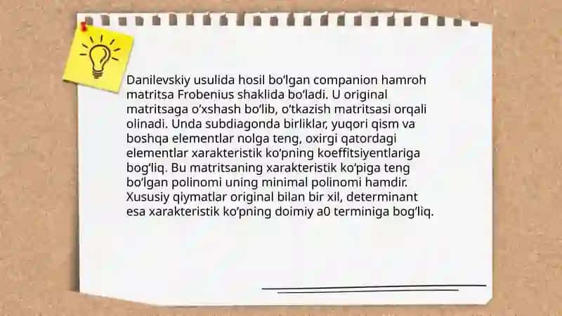 Interpolyatsion ko`phadlar qurishni ayrim usullari va ularning tadbiqlari 4
