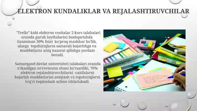 Shaxsiy Akademik Faoliyat va uni tashkil etish vositalari 4