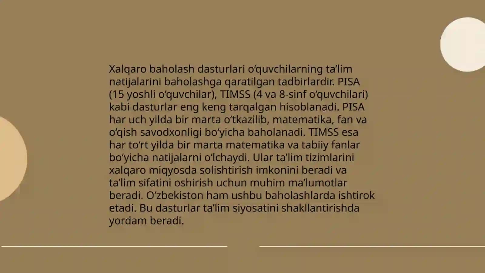 Xalqaro baholash dasturlari 4