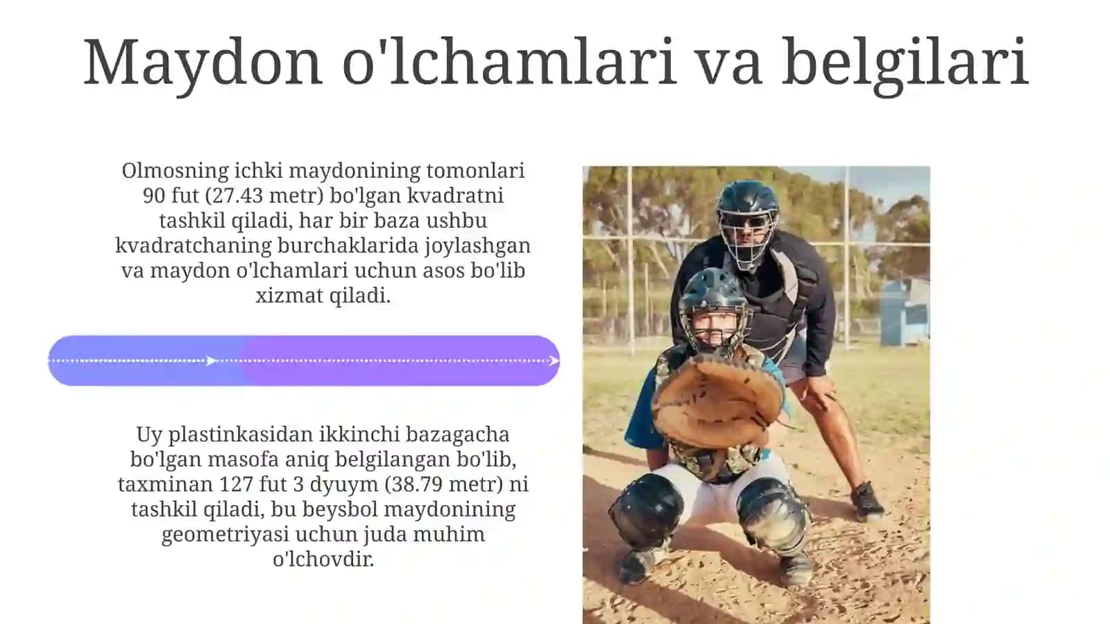 Beysbol maydonining tarixi va tuzilishi 4