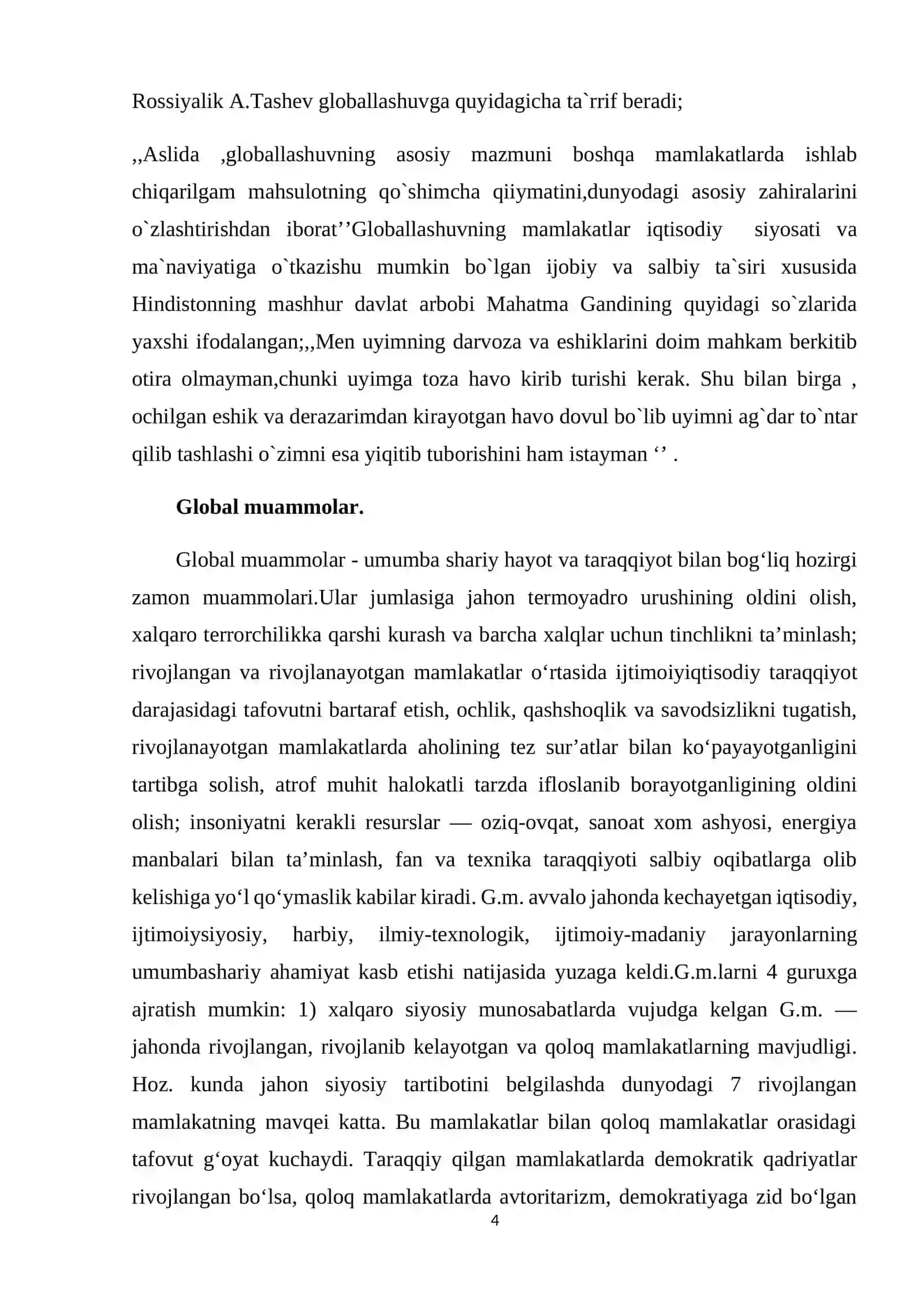 Jahonning global iqtisodiy muammolari 4