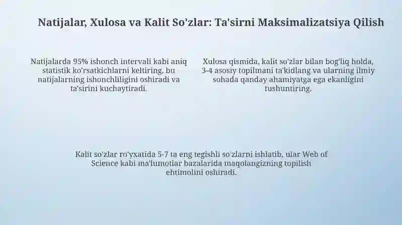 Ilmiy maqolaga rezyume tuzish 4