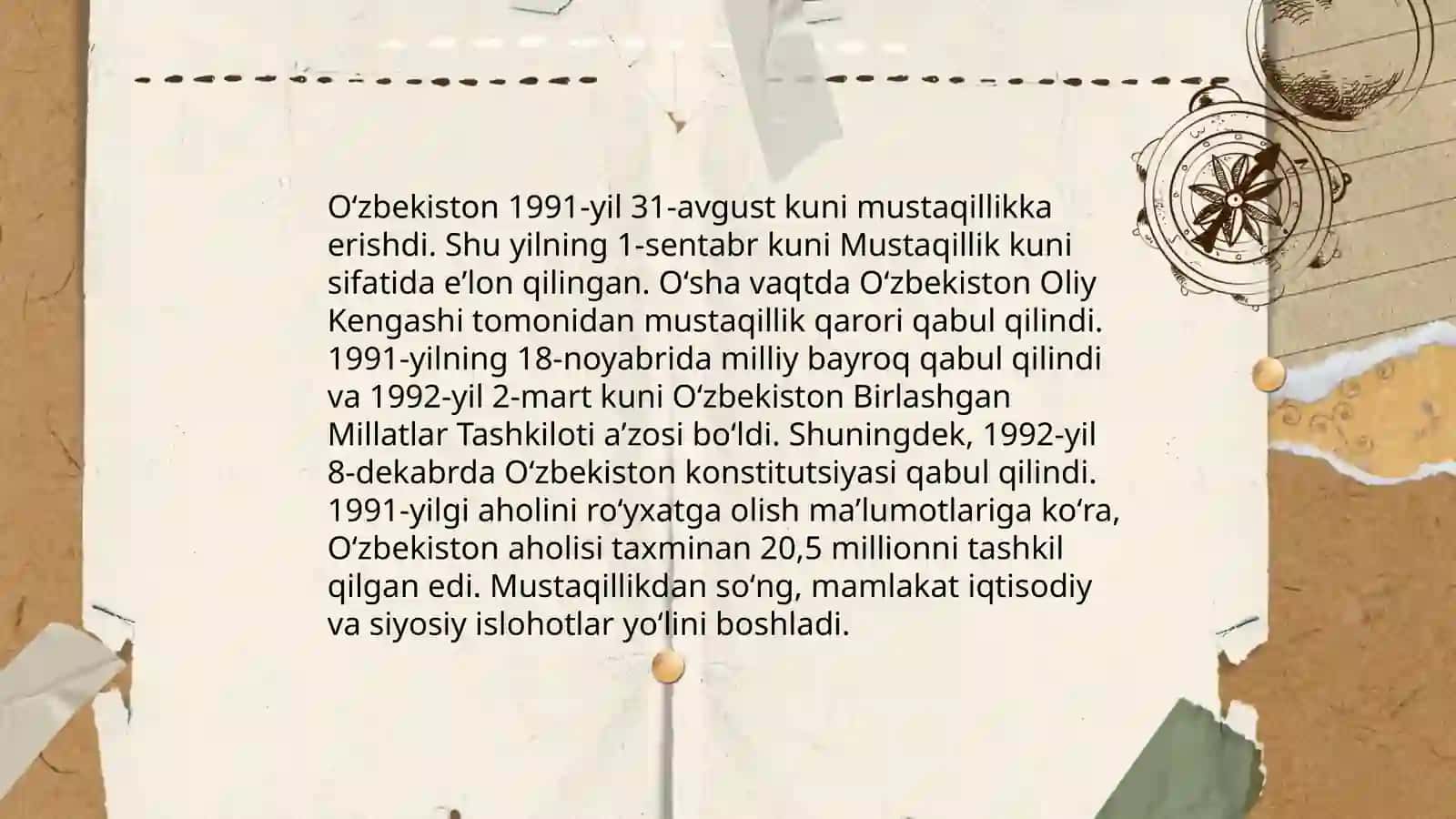 Mustaqillikning Tarixiy Ahamiyati 4