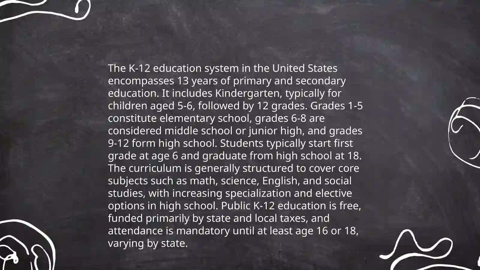 The system of education in the USA 4