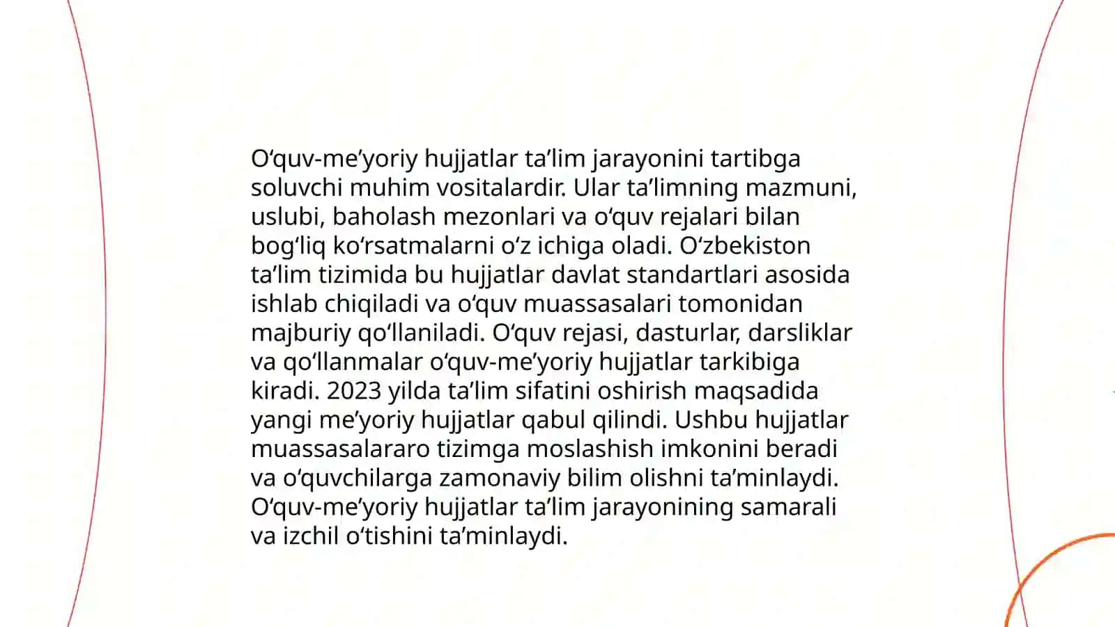 Ta'lim mazmunining asosiy komponentlari 4
