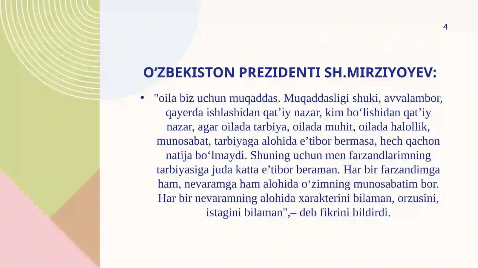Sharq mamlakatlarida oilaviy munosabatlar 4