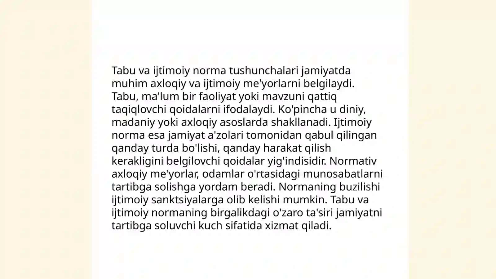 Tabu va avfemizmlar 4