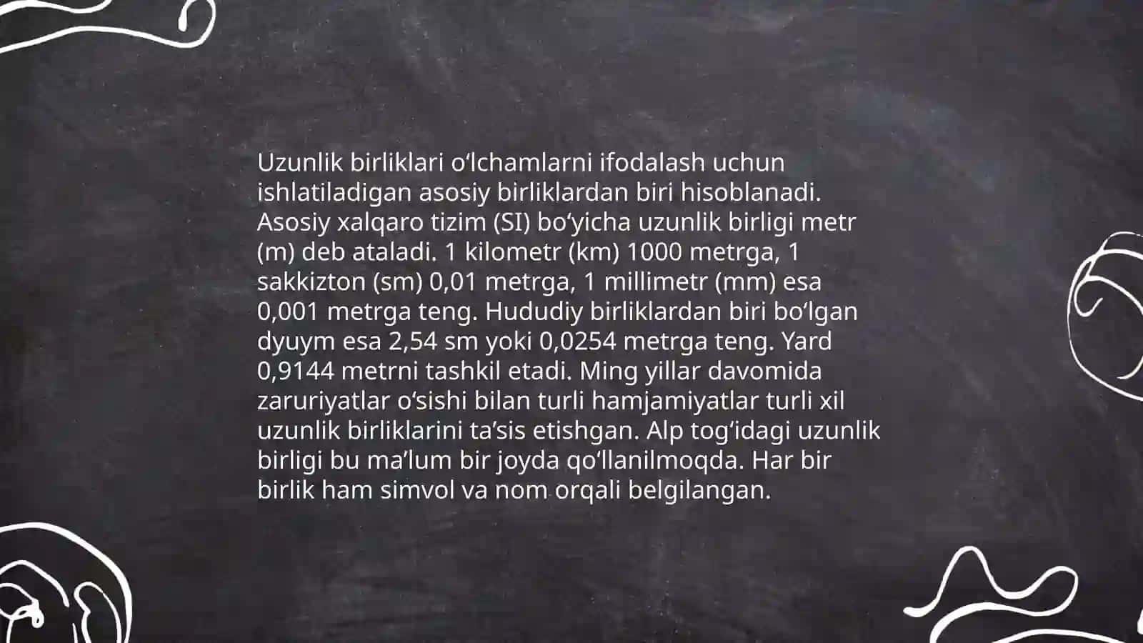 Oʻlchov birliklari 4