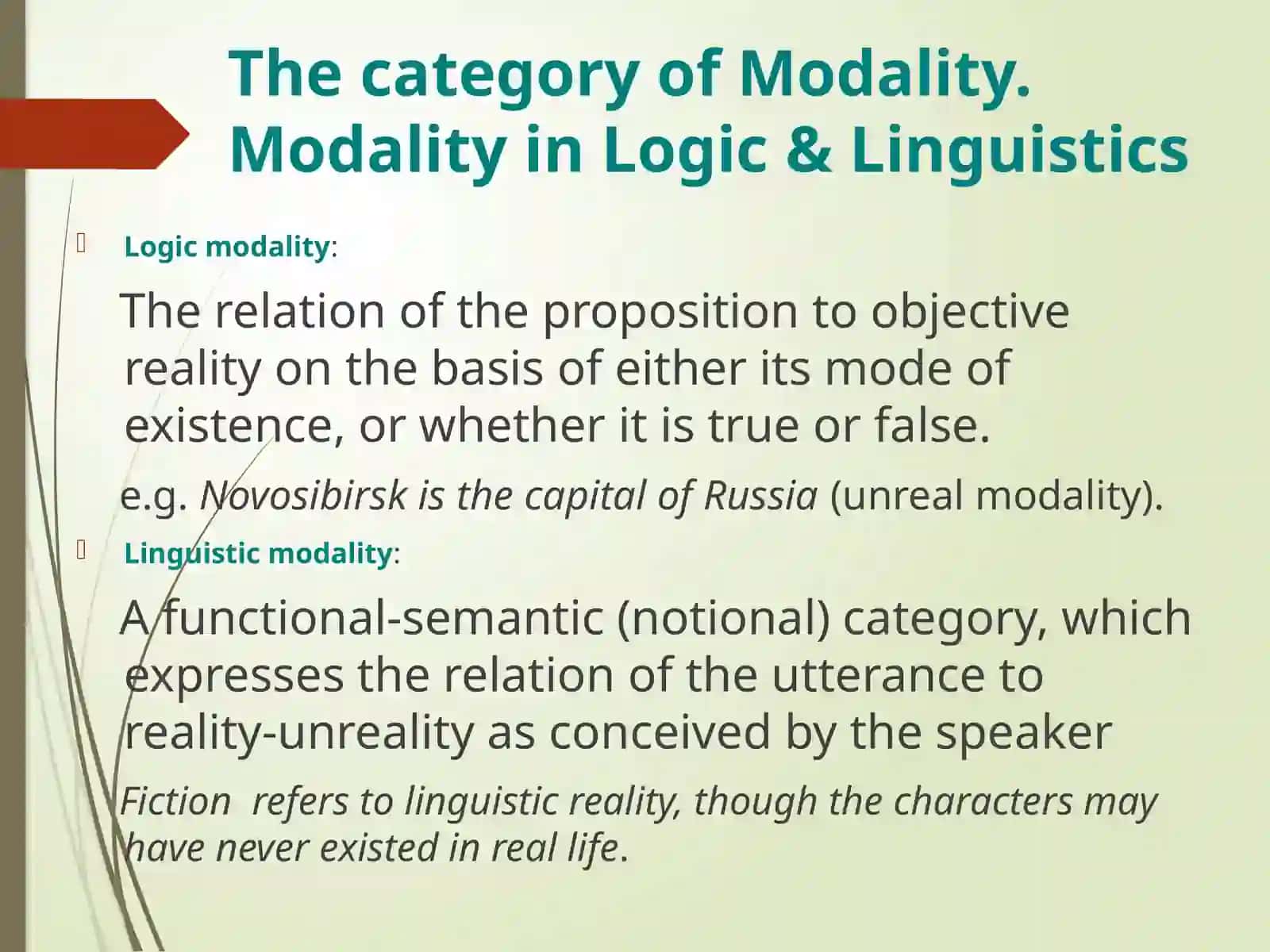 GRAMMATICAL CATEGORIES OF MOOD 4