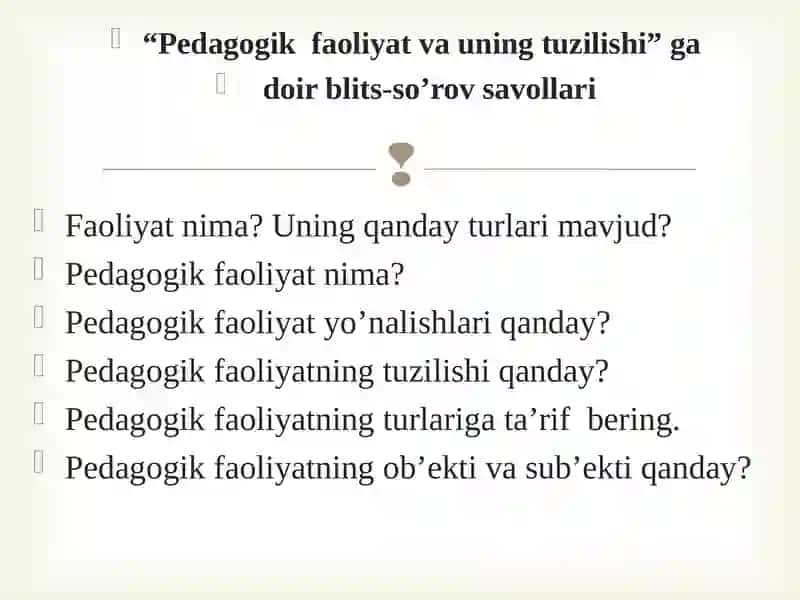 Pedagogik mahoratning 4