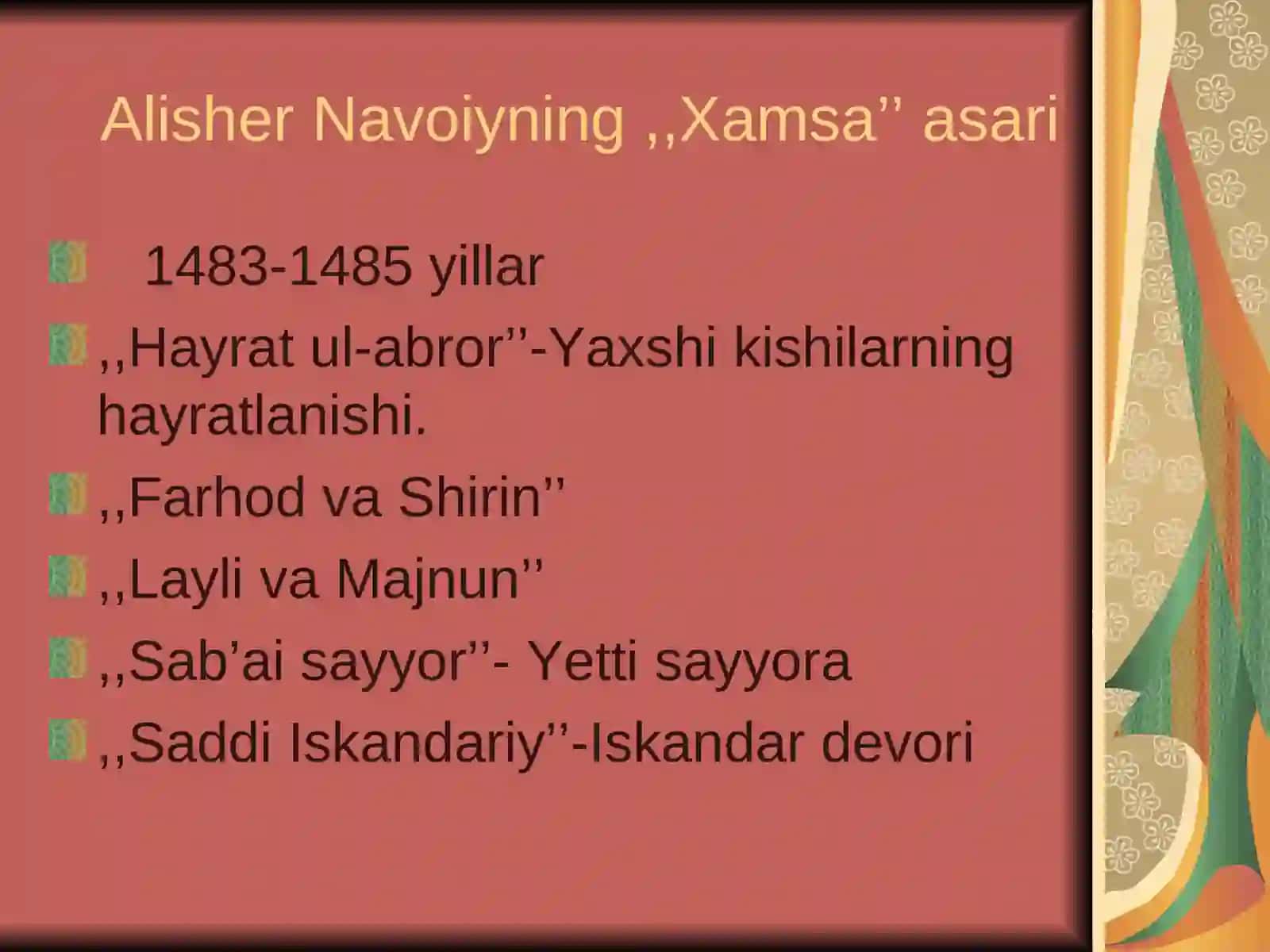Xamsachilik an’anasi 4