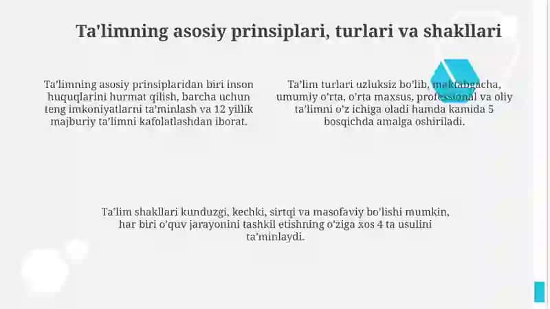 Ta'lim to'g'risida qonun 4