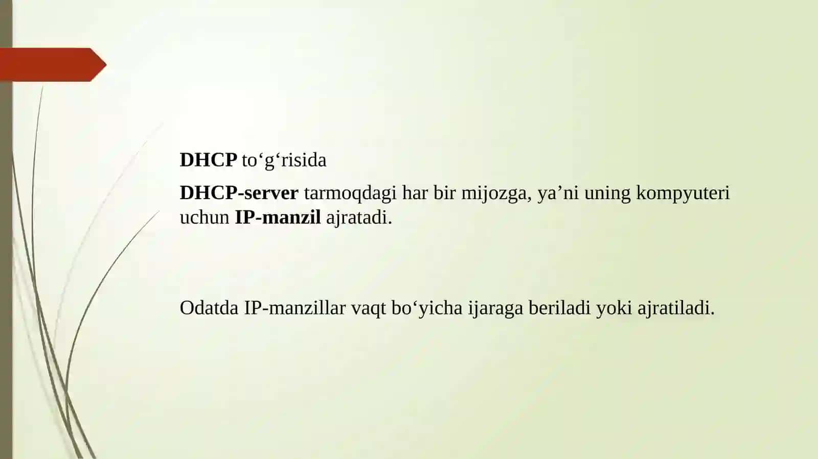 DHCP va uning ishlash prinsipi 4