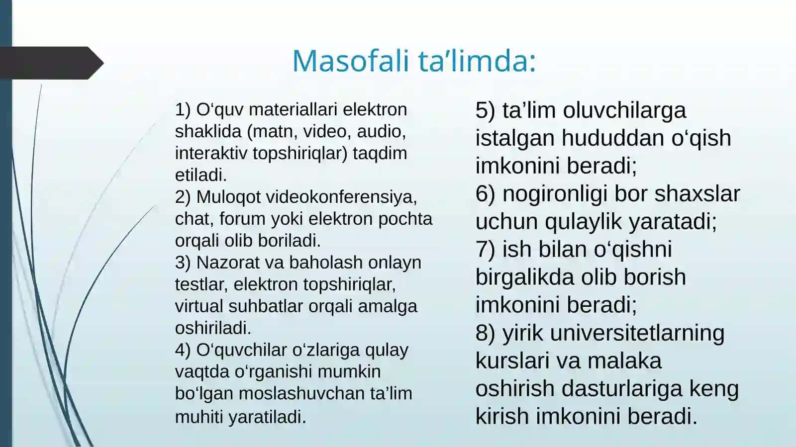 Masofalitaʼlim uchun elektron darsliklar 4