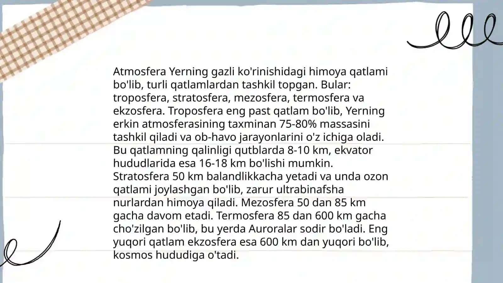 Atmosferaning tuzilishi 4