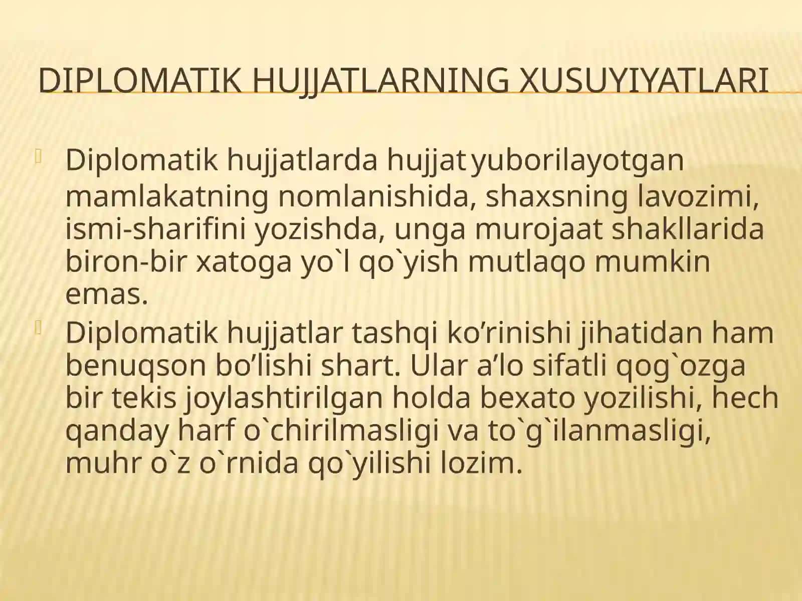 Diplomatik yozishmalar 4