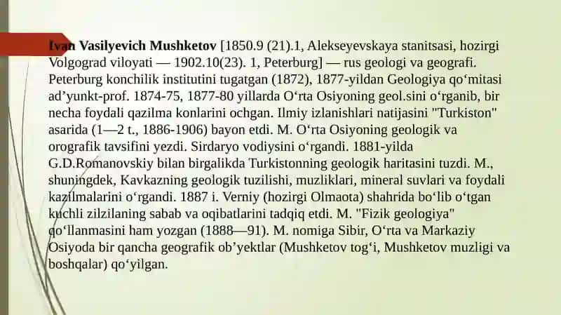 Ivan Vasilyevich Mushketov 4