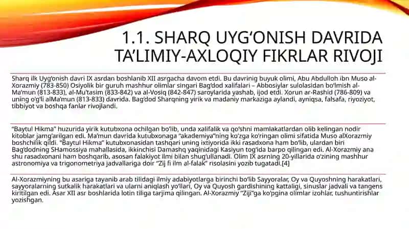 Sharq uyg‘onish davrida ta'lim-tarbiya 4