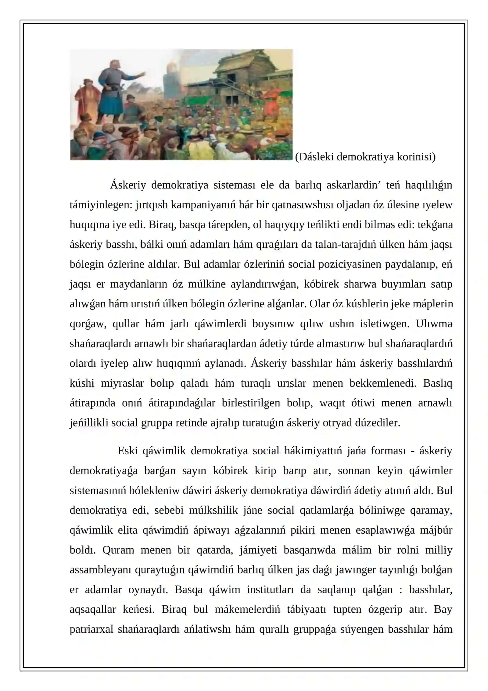A’skeriy demokratiya basqishi 4