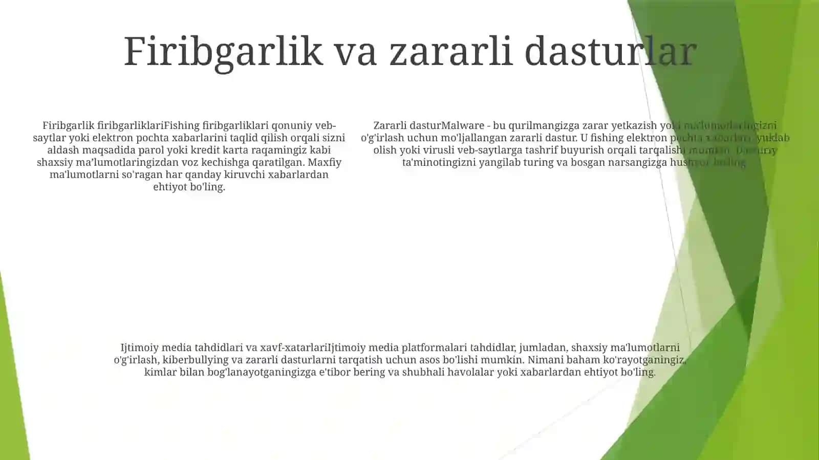 Ijtimoiy Mediada Tahdid Va Va Xavf Xatarlar 4